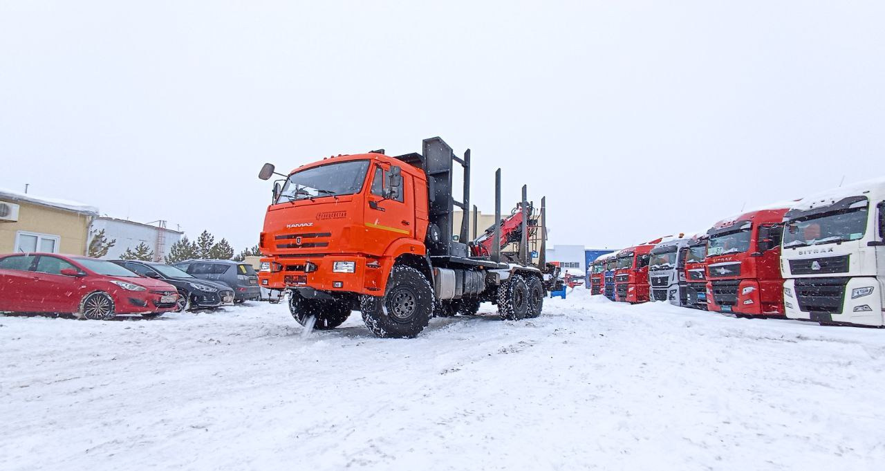 Лесовоз КАМАЗ 43118 6х6 с КМУ Велмаш-С 10-74 2025 - Лесовоз, Автоманипулятор: фото 3 Лесовоз КАМАЗ 43118 6х6 с КМУ Велмаш-С 10-74 2025 - Лесовоз, Автоманипулятор: фото 3
