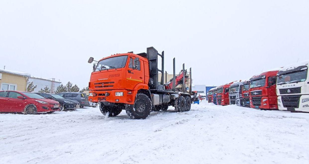 Новый Лесовоз, Автоманипулятор Лесовоз КАМАЗ 43118 6х6 с КМУ Велмаш-С 10-74 2025: фото 12