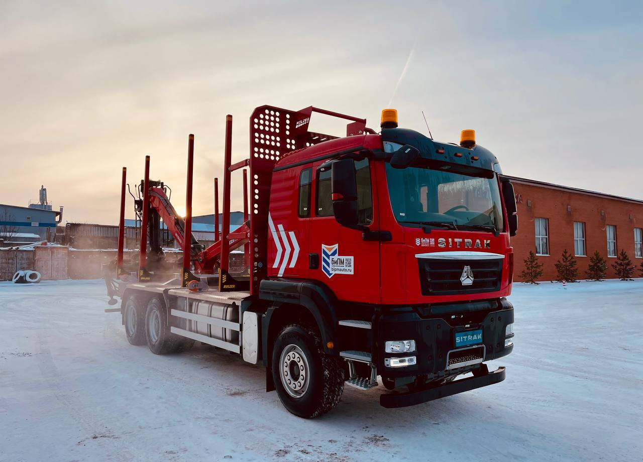 Новый Лесовоз, Автоманипулятор Лесовоз Sitrak C7H 6х4 с КМУ Велмаш-С 10-86: фото 7