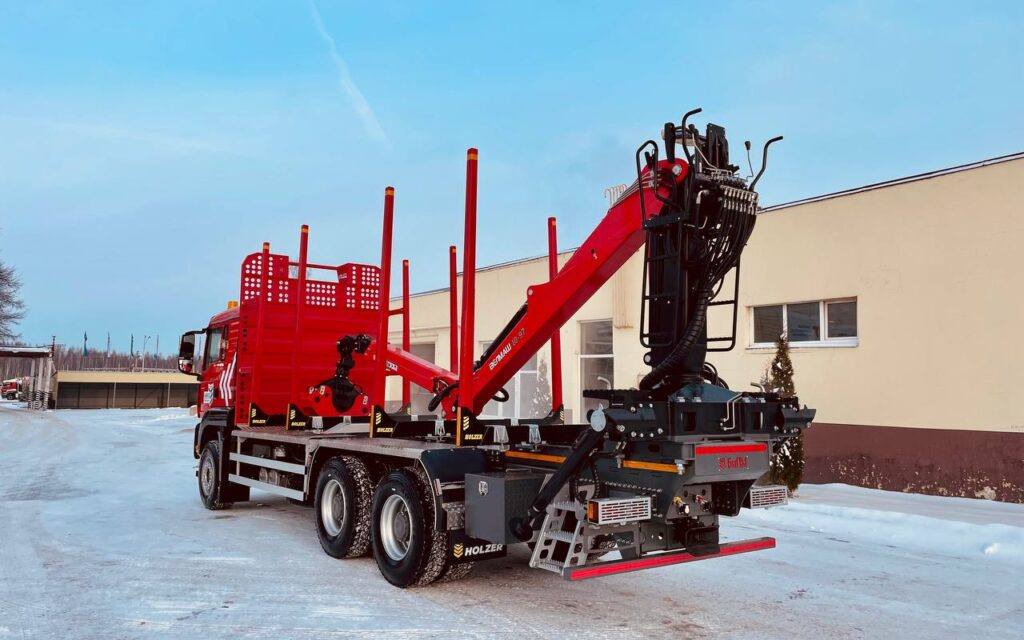 Лесовоз Sitrak C7H 6х4 с КМУ Велмаш-С 10-86 - Лесовоз, сортиментовоз: фото 2 Лесовоз Sitrak C7H 6х4 с КМУ Велмаш-С 10-86 - Лесовоз, сортиментовоз: фото 2