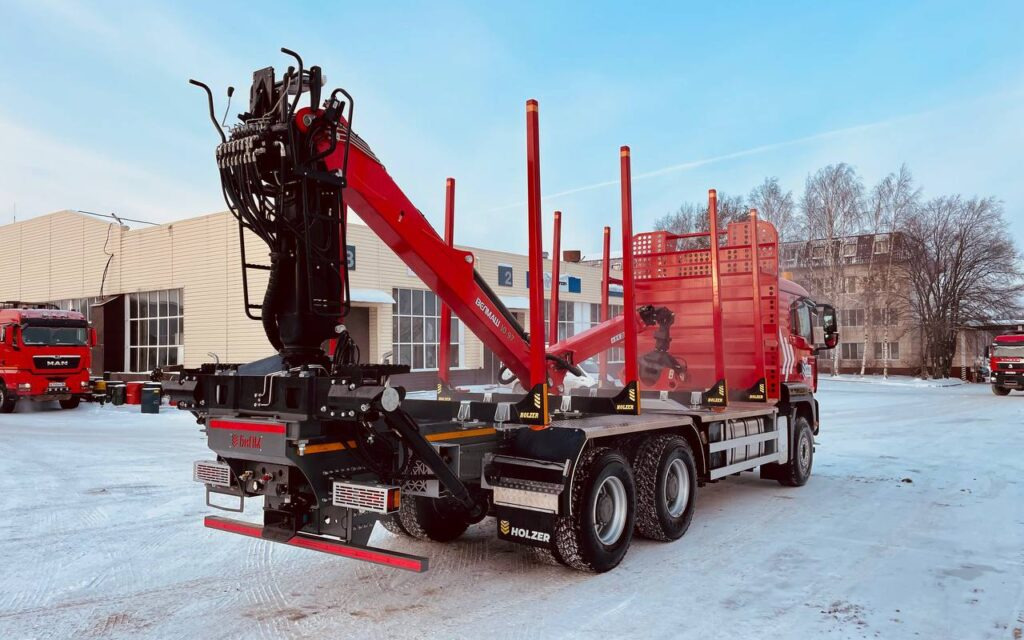 Лесовоз, сортиментовоз Лесовоз Sitrak C7H 6х4 с КМУ Велмаш-С 10-86: фото 6