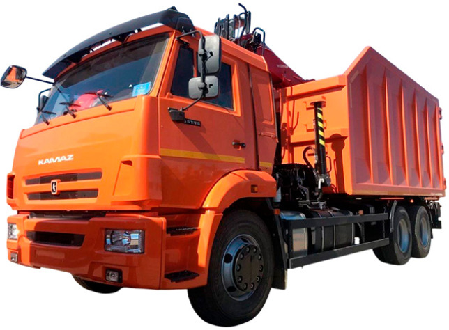 Ломовоз КАМАЗ 65115 с КМУ Велмаш-С 30 м3 2025 - Самосвал, Автоманипулятор: фото 1 Ломовоз КАМАЗ 65115 с КМУ Велмаш-С 30 м3 2025 - Самосвал, Автоманипулятор: фото 1