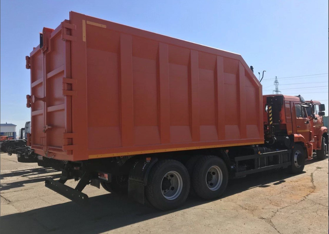 Новый Самосвал, Автоманипулятор Ломовоз КАМАЗ 65115 с КМУ Велмаш-С 30 м3 2025: фото 6
