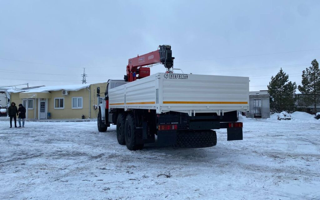 Урал Next с КМУ HORYONG HRS216, 2025 - Бортовой грузовик/ Платформа, Автоманипулятор: фото 4 Урал Next с КМУ HORYONG HRS216, 2025 - Бортовой грузовик/ Платформа, Автоманипулятор: фото 4