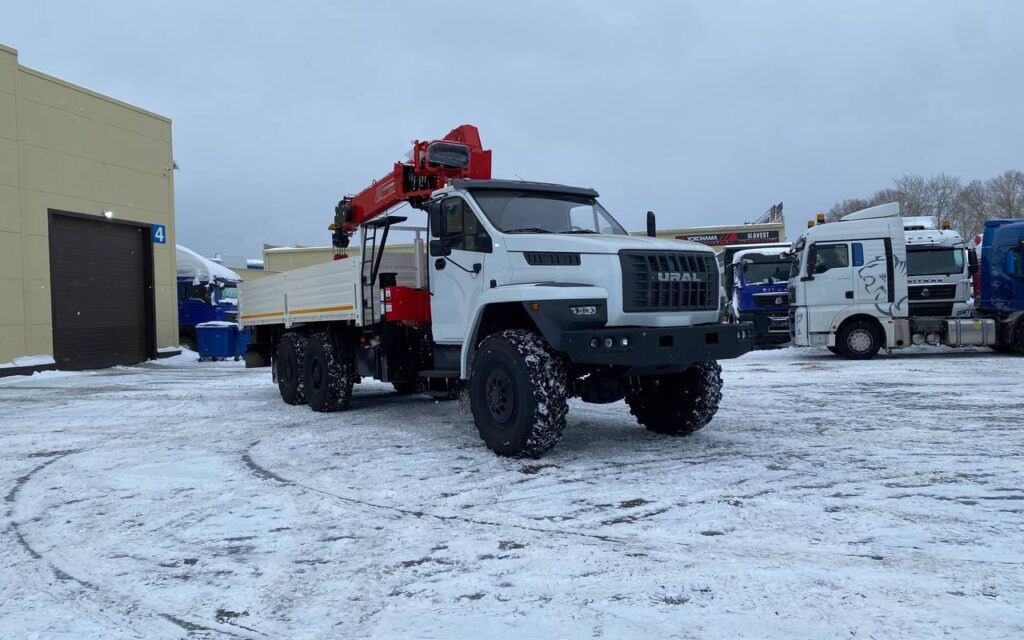 Бортовой грузовик/ Платформа, Автоманипулятор Урал Next с КМУ HORYONG HRS216, 2025: фото 9