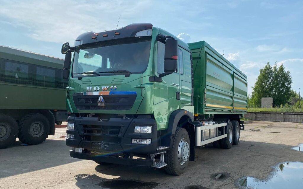 Самосвал Зерновоз Howo T5G 6х4 400 л.с. 23м3 2025: фото 9
