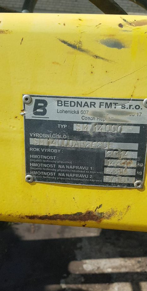 Культиватор Bednar SWIFTER SM 14000: фото 7 Культиватор Bednar SWIFTER SM 14000: фото 7