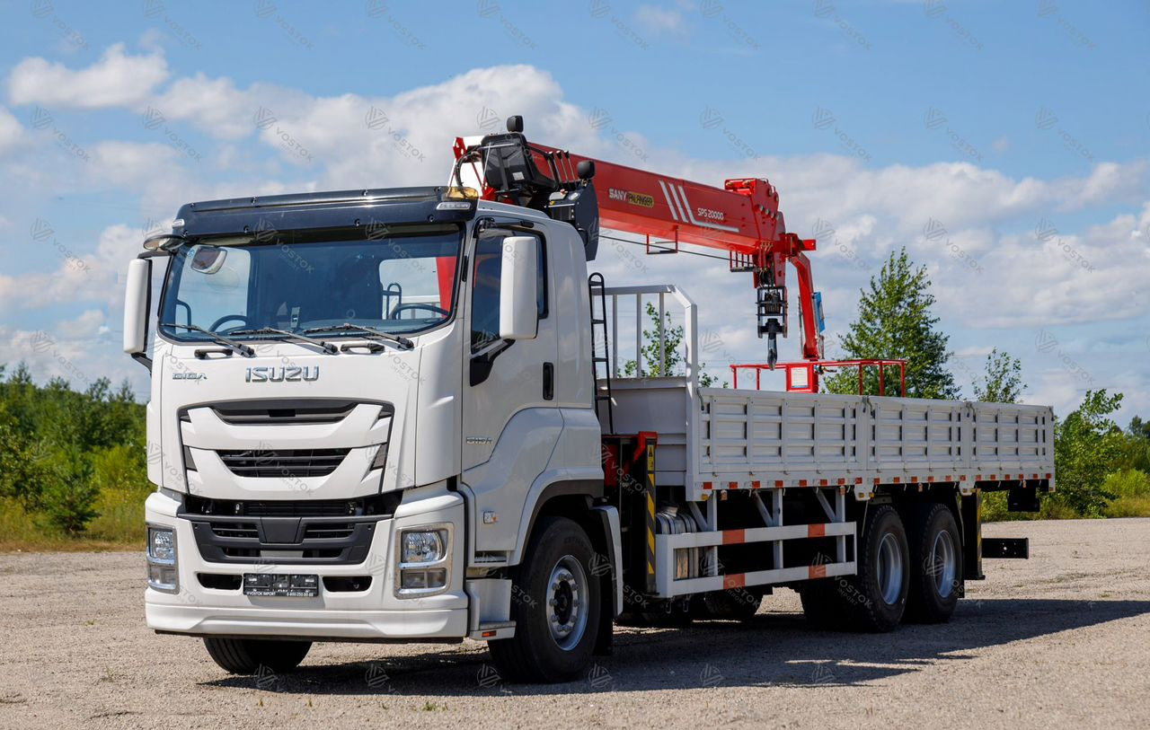 Isuzu Giga (C-series) - Грузовик бортовой/ Платформа, Автоманипулятор: фото 1 Isuzu Giga (C-series) - Грузовик бортовой/ Платформа, Автоманипулятор: фото 1