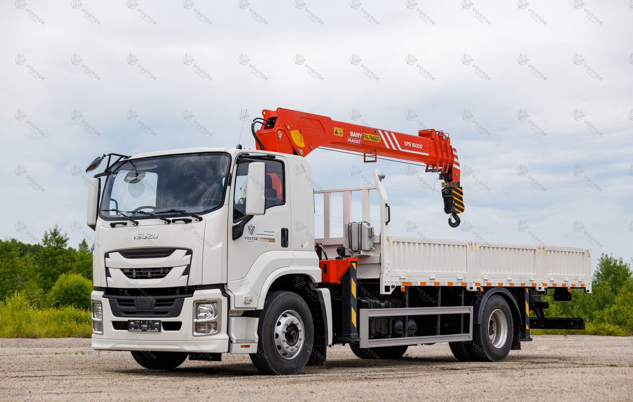 Isuzu Giga (C-series) - Грузовик бортовой/ Платформа, Автоманипулятор: фото 1 Isuzu Giga (C-series) - Грузовик бортовой/ Платформа, Автоманипулятор: фото 1