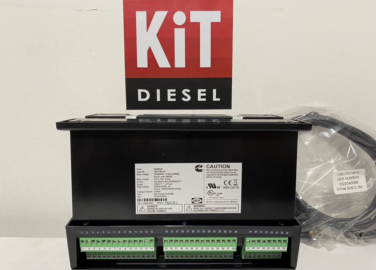 Cummins Контроллер deif AGC-4 Mk II - Электрическая система: фото 2 Cummins Контроллер deif AGC-4 Mk II - Электрическая система: фото 2