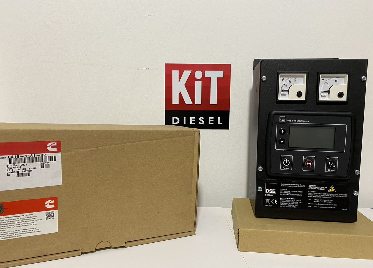 Cummins Зарядное устройство 0416-1181-02 24v 5a DSE 9460 - Электрическая система: фото 1 Cummins Зарядное устройство 0416-1181-02 24v 5a DSE 9460 - Электрическая система: фото 1