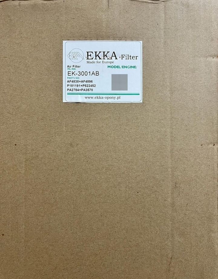 ЕККА EK-3001AB Воздушный фильтр ekka - Воздушный фильтр: фото 1 ЕККА EK-3001AB Воздушный фильтр ekka - Воздушный фильтр: фото 1