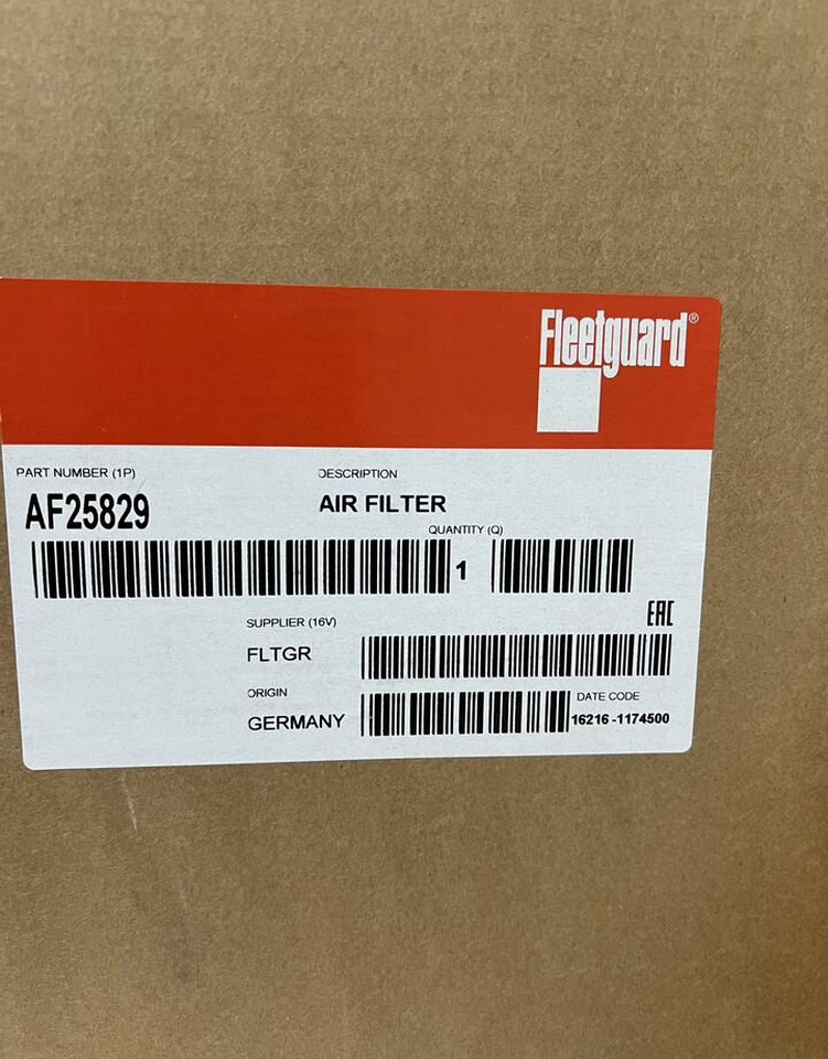 Fleetguard AF25829 Воздушный фильтр Fleetguard - Салонный фильтр: фото 3 Fleetguard AF25829 Воздушный фильтр Fleetguard - Салонный фильтр: фото 3