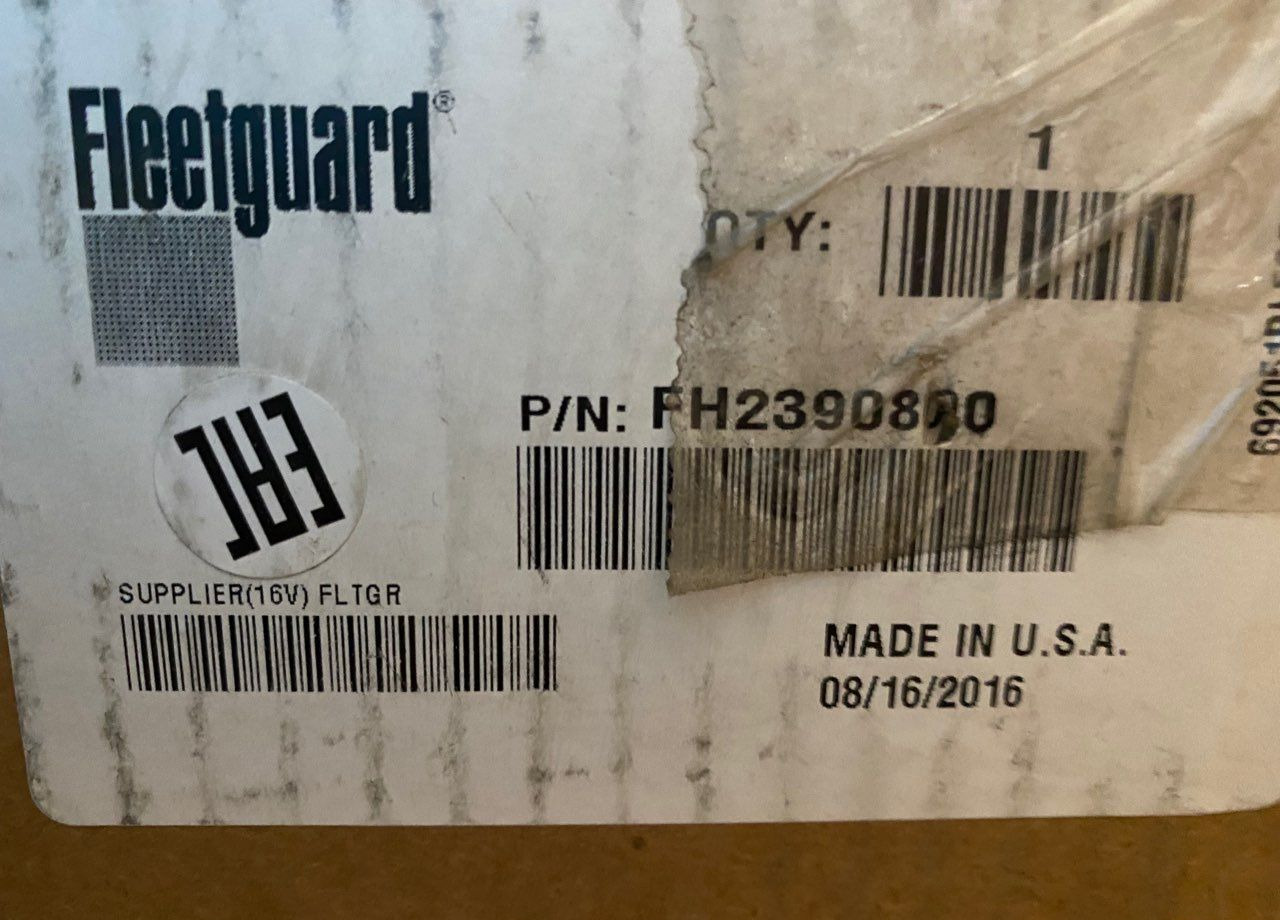 Fleetguard FH23908JX фильтр топливный - Топливный фильтр: фото 2 Fleetguard FH23908JX фильтр топливный - Топливный фильтр: фото 2