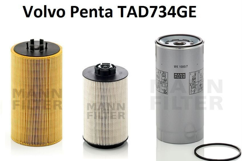 Fleetguard Комплект фильтров для Volvo Penta tad734ge - Топливный фильтр: фото 1 Fleetguard Комплект фильтров для Volvo Penta tad734ge - Топливный фильтр: фото 1