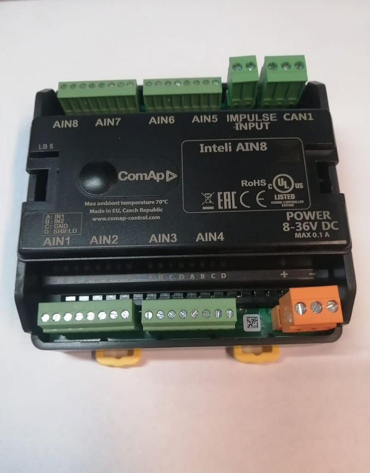 INTELLI Модуль расширительный Comap Intel AIN8 - Электрическая система: фото 1 INTELLI Модуль расширительный Comap Intel AIN8 - Электрическая система: фото 1