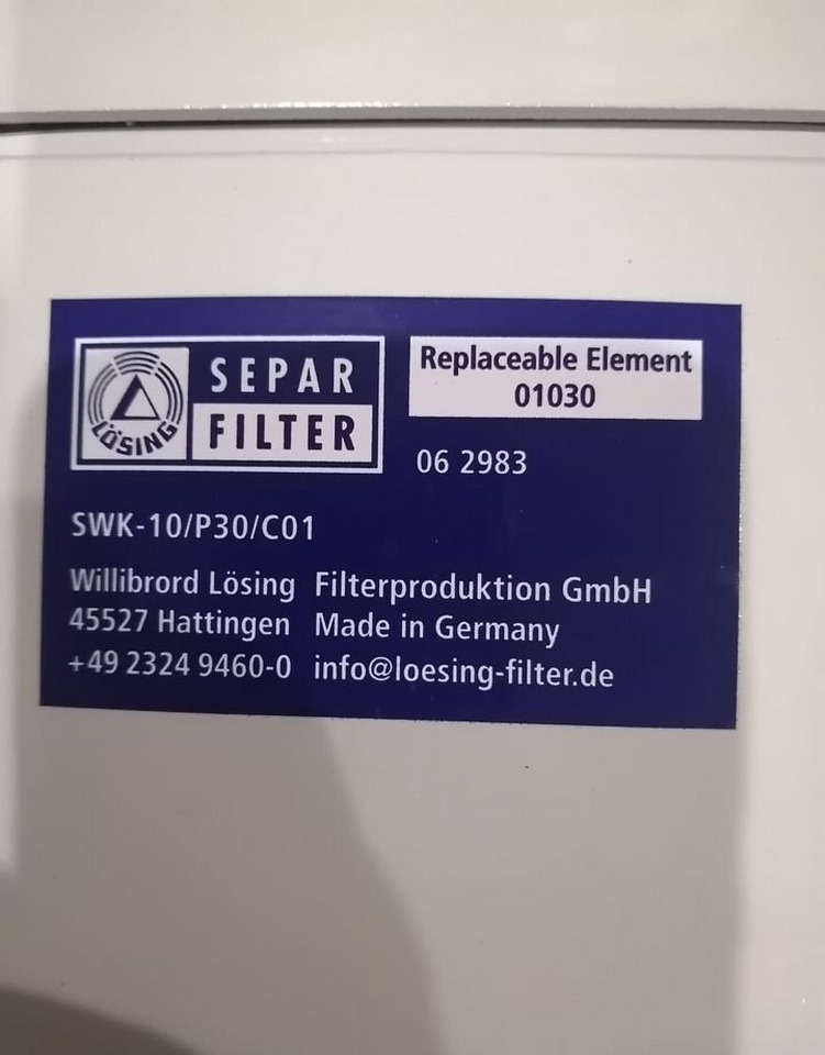 SEPAR Separ swk 2000 - Система впуска: фото 2 SEPAR Separ swk 2000 - Система впуска: фото 2