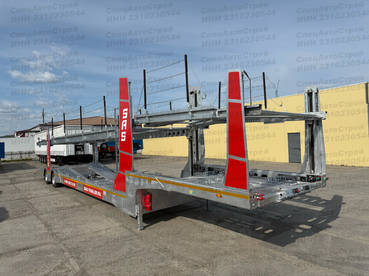 SAS BLIZZARD 3.4 - Полуприцеп-автовоз: фото 2 SAS BLIZZARD 3.4 - Полуприцеп-автовоз: фото 2