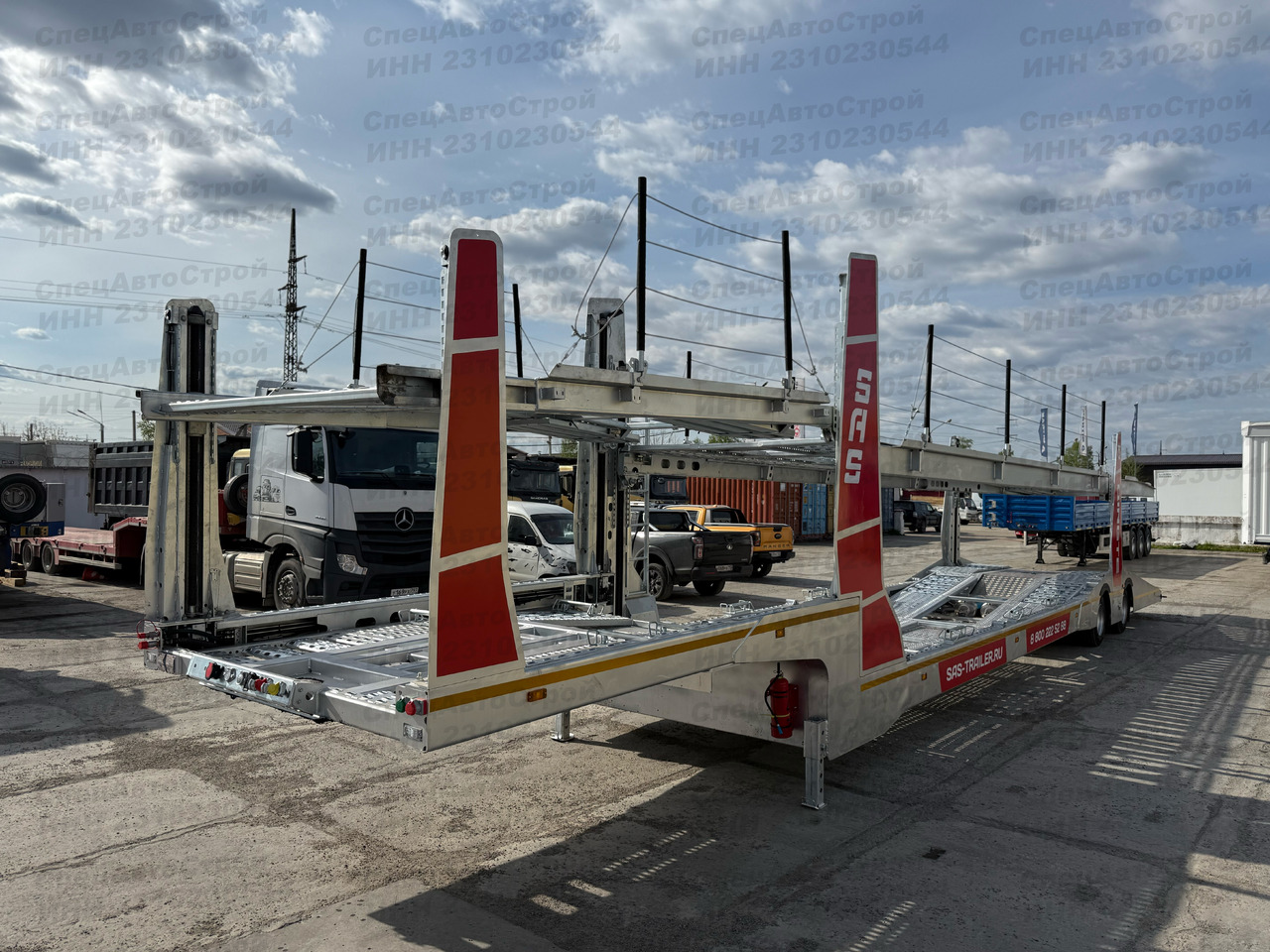 SAS BLIZZARD 3.4 - Полуприцеп-автовоз: фото 1 SAS BLIZZARD 3.4 - Полуприцеп-автовоз: фото 1