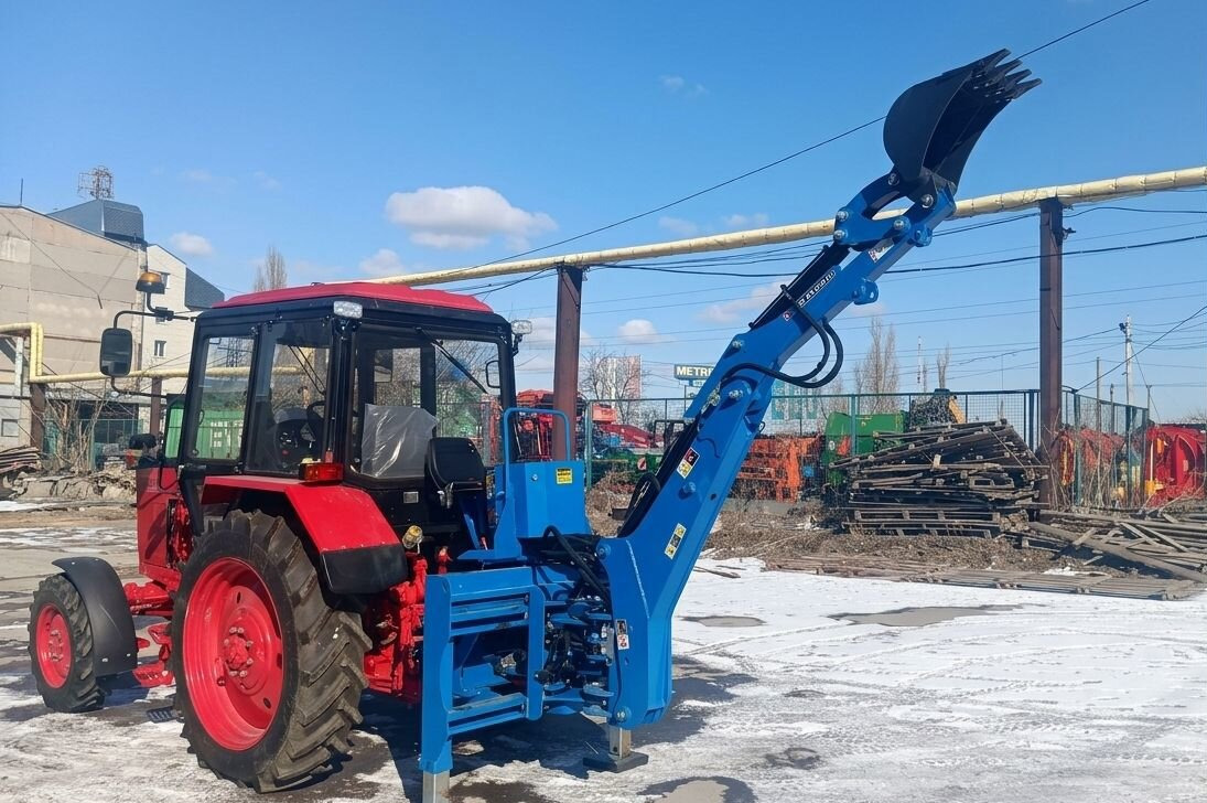 Экскаваторная навеска H500S со смещением оси - Стрела для Тракторов: фото 4 Экскаваторная навеска H500S со смещением оси - Стрела для Тракторов: фото 4