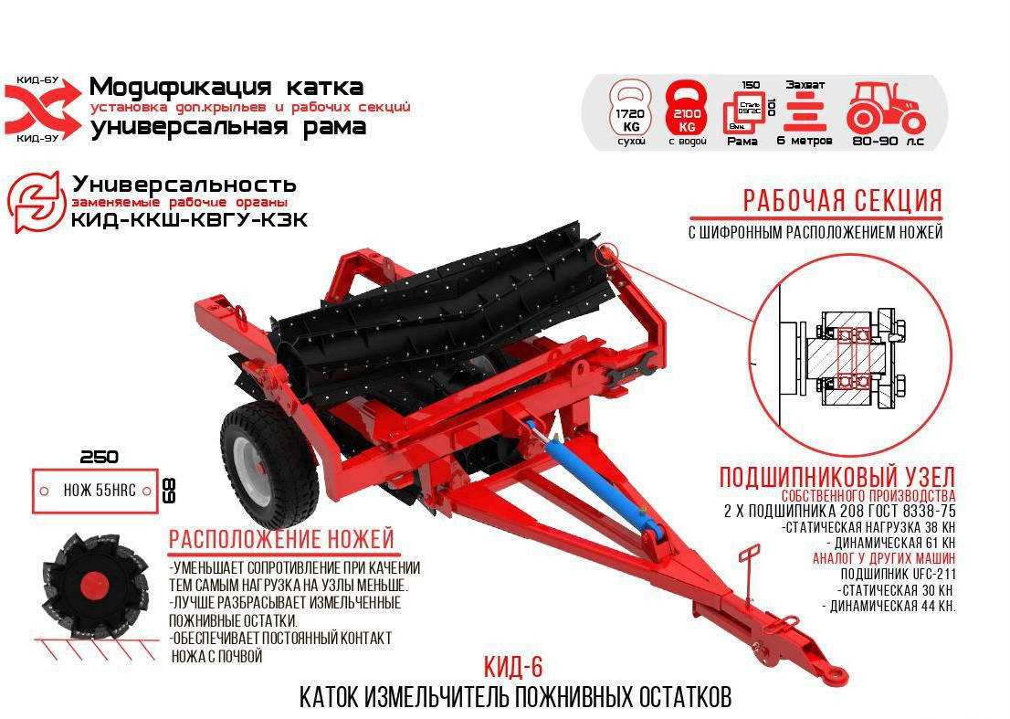 Новый Полевой каток Eurolux Каток КИП-6: фото 9 Новый Полевой каток Eurolux Каток КИП-6: фото 9