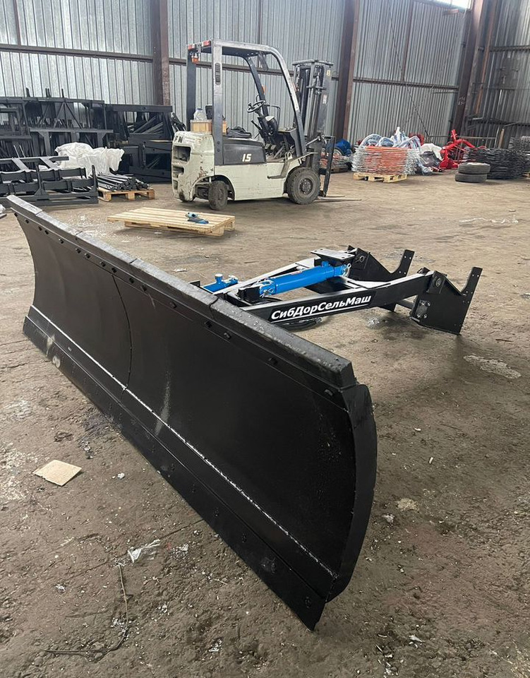 Новый Отвал Отвал гидро 2.5м оборотный метал/резин лезвие мтз: фото 23