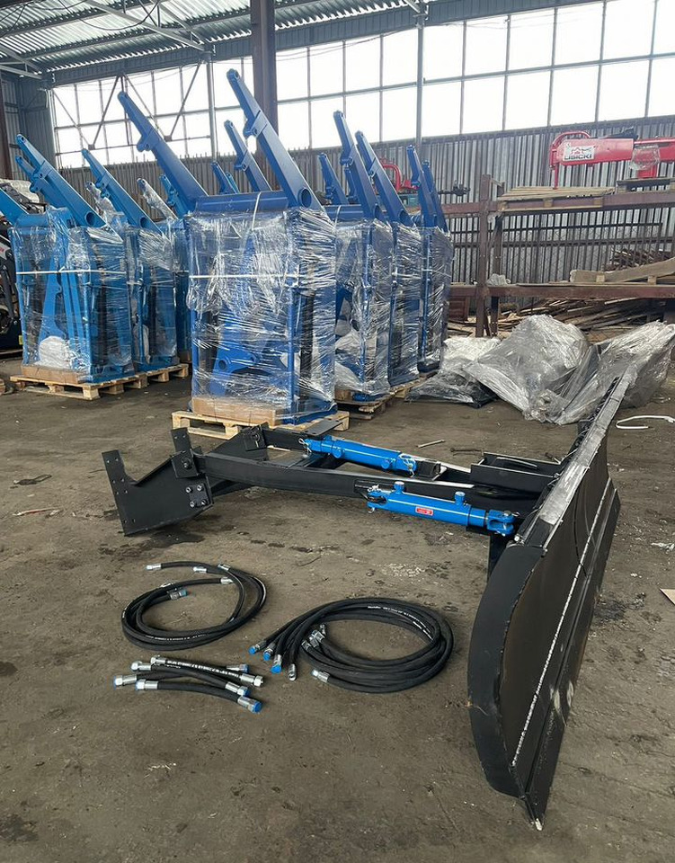 Новый Отвал Отвал гидро 2.5м оборотный метал/резин лезвие мтз: фото 24