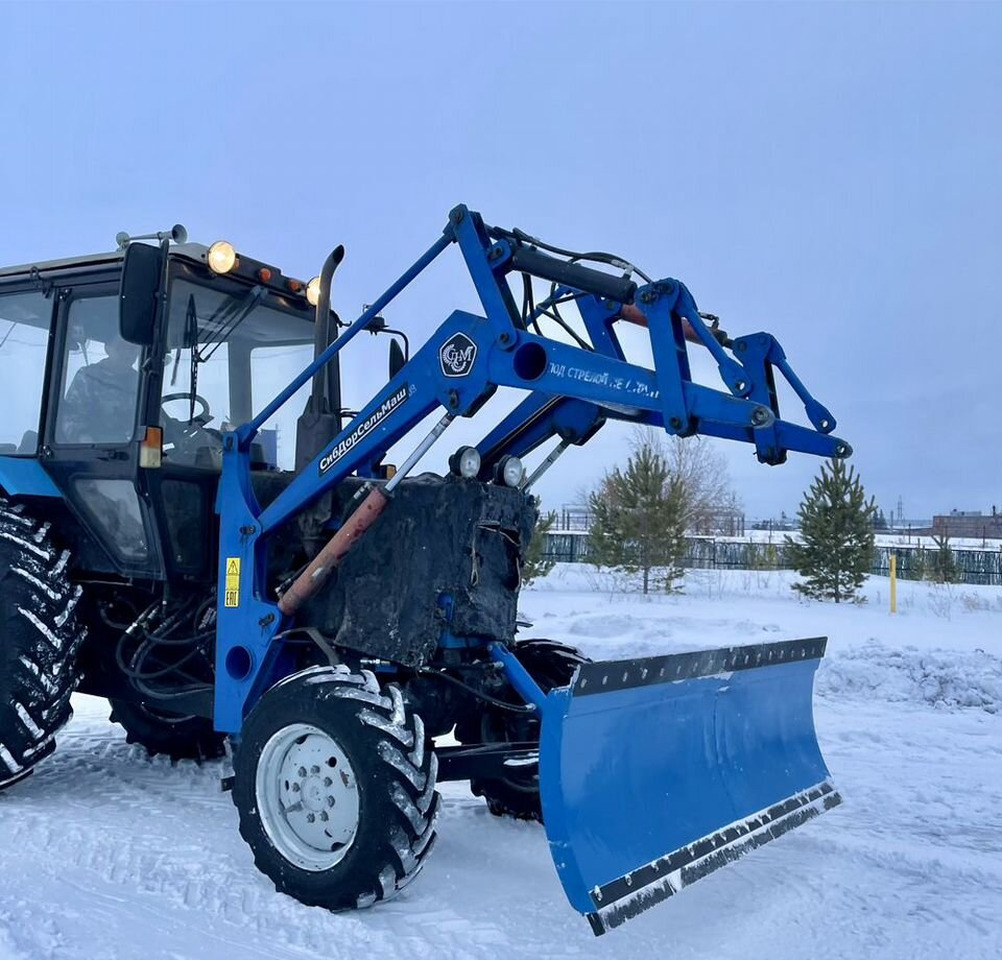 Новый Отвал Отвал гидро 2.5м оборотный метал/резин лезвие мтз: фото 7