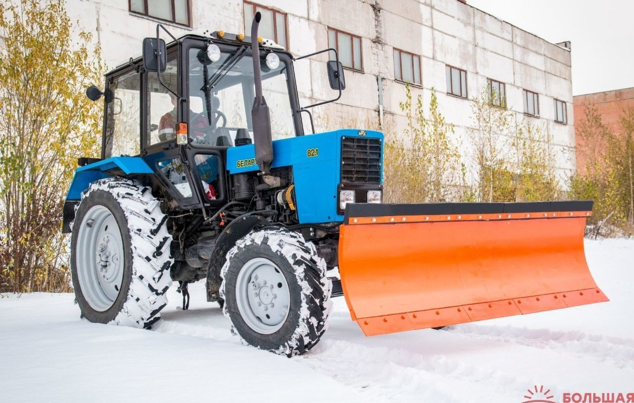 Новый Отвал Отвал коммунальный двухсторонний на трактор мтз: фото 10