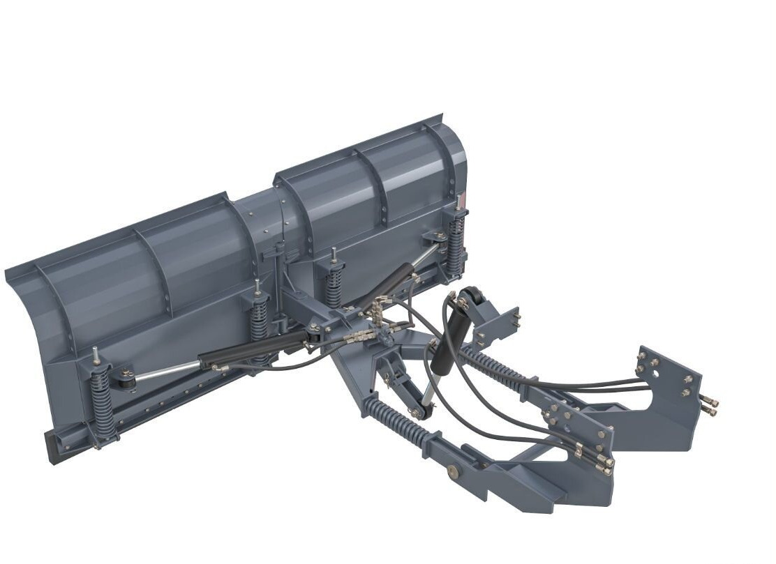 Новый Отвал Отвал коммунальный ко-7 для трактора мтз бабочка: фото 14