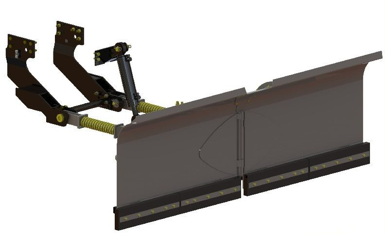 Новый Отвал Отвал коммунальный ко-7 для трактора мтз бабочка: фото 16
