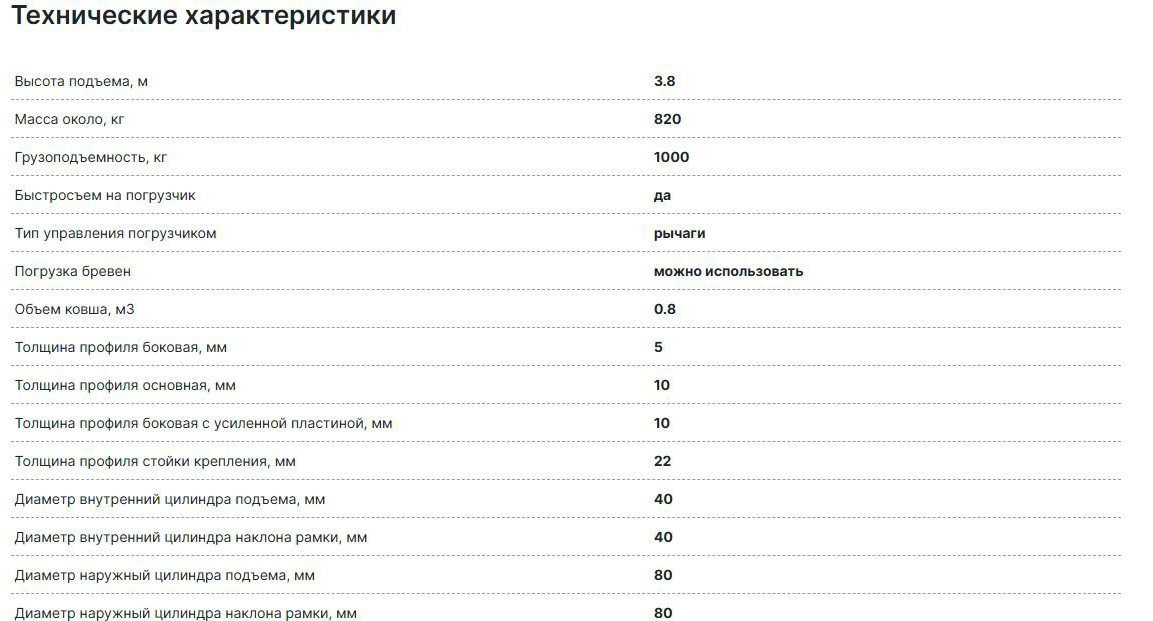 Новый Фронтальный погрузчик для трактора Сальсксельмаш: фото 8