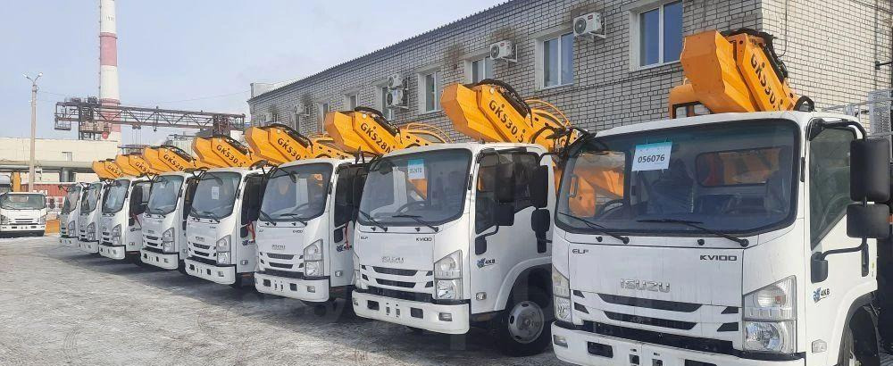 Isuzu Автовышка VIGRUS GKS30.5 на шасси ISUZU 4Х2 дв 94kw высота подъёма 30, 5м - Автовышка: фото 2 Isuzu Автовышка VIGRUS GKS30.5 на шасси ISUZU 4Х2 дв 94kw высота подъёма 30, 5м - Автовышка: фото 2
