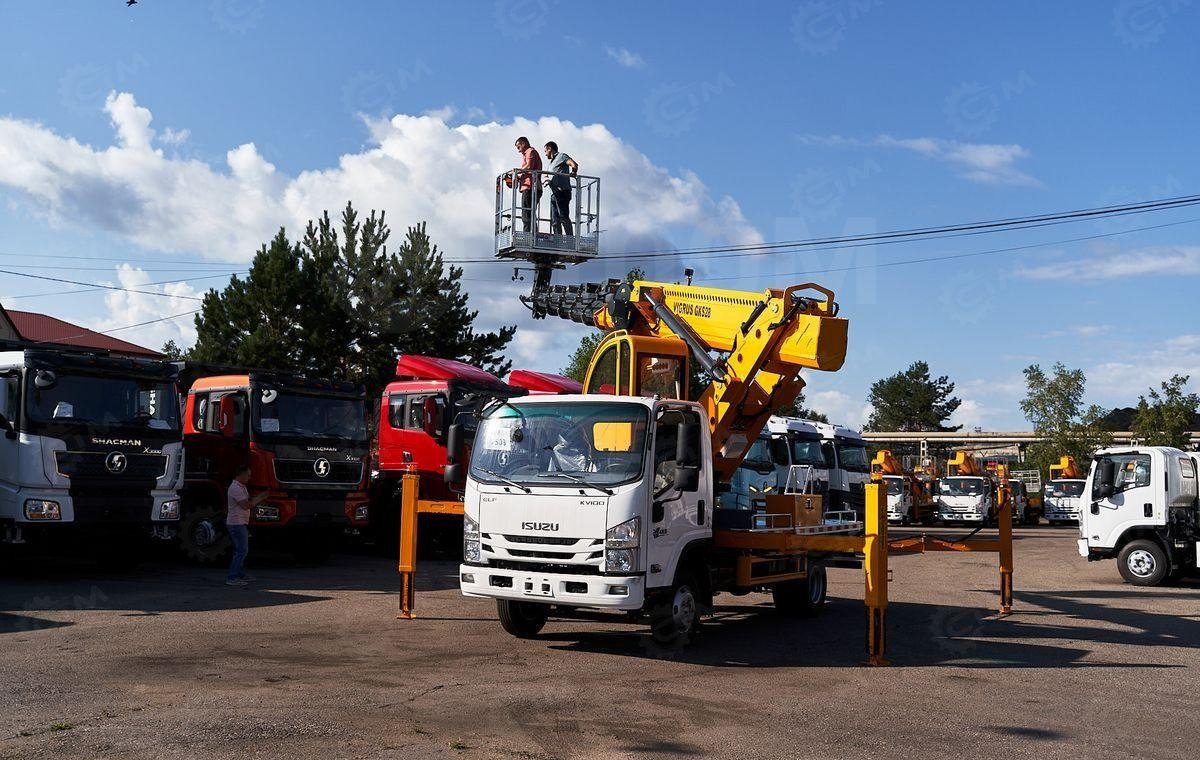 Новый Автовышка Isuzu Elf: фото 10