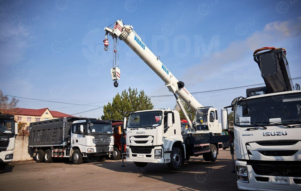 Новый Автокран Isuzu Giga 16т.: фото 17