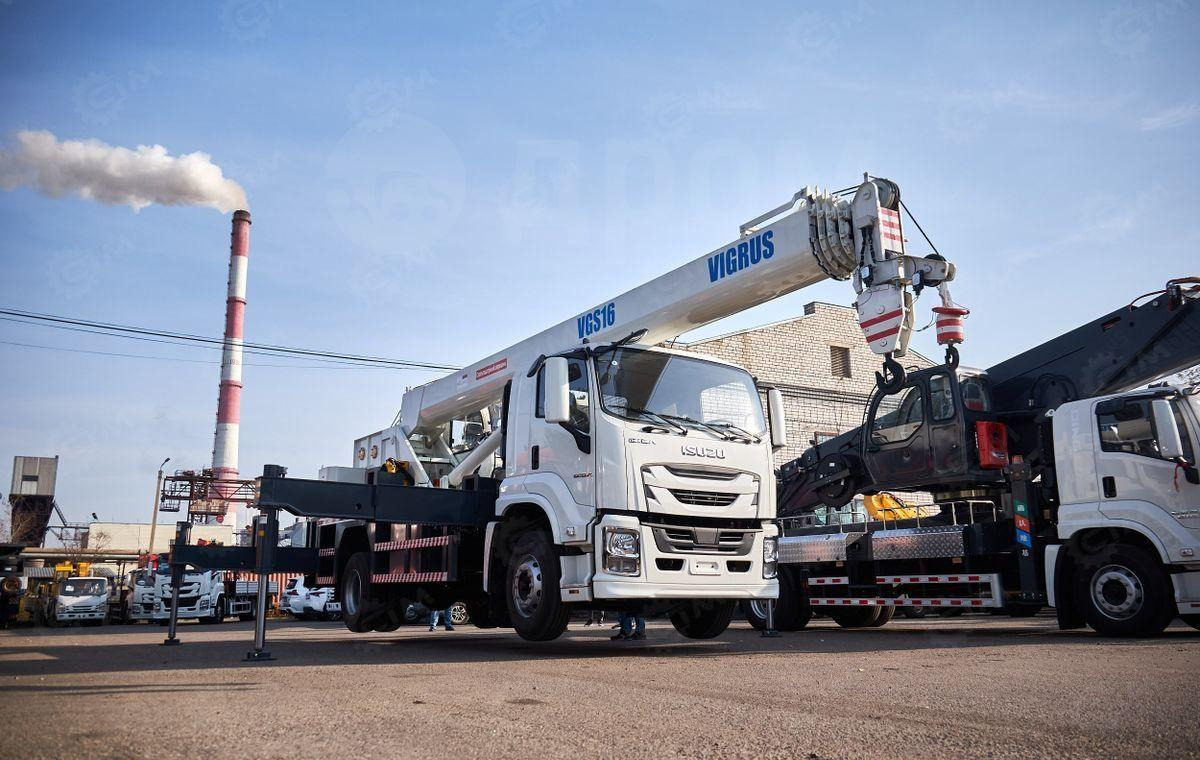 Новый Автокран Isuzu Giga 16т.: фото 9
