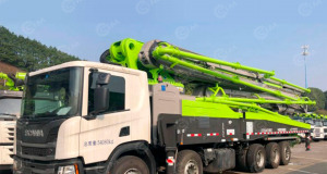 Автобетононасос Zoomlion 62X-6RZ шасси SCANIA P450 8×4 высота 62 м - Автобетононасос: фото 1 Автобетононасос Zoomlion 62X-6RZ шасси SCANIA P450 8×4 высота 62 м - Автобетононасос: фото 1