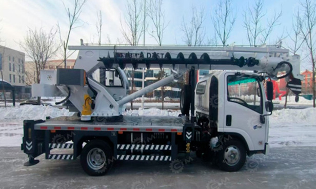 Автокран на шасси ISUZU 4x2 дв 96kw крановая установка DZ5T гп 5т стрела 20м с ямобуром ф300мм - Мобильный кран: фото 1 Автокран на шасси ISUZU 4x2 дв 96kw крановая установка DZ5T гп 5т стрела 20м с ямобуром ф300мм - Мобильный кран: фото 1