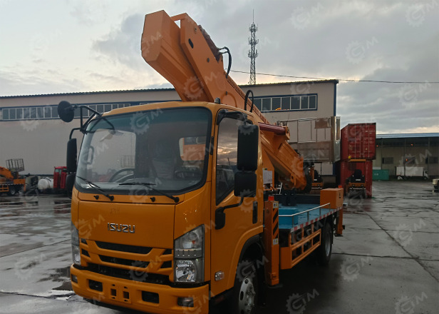 Автовышка Qingling GKS32 на шасси ISUZU 4Х2 дв 103kw высота подъёма 32м (без документов для Рос - Грузовик с подъемником: фото 1 Автовышка Qingling GKS32 на шасси ISUZU 4Х2 дв 103kw высота подъёма 32м (без документов для Рос - Грузовик с подъемником: фото 1