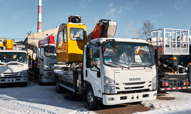 Автовышка VIGRUS GKS33 на шасси ISUZU 4Х4 дв 96kw высота подъёма 33м - Грузовик с подъемником: фото 1 Автовышка VIGRUS GKS33 на шасси ISUZU 4Х4 дв 96kw высота подъёма 33м - Грузовик с подъемником: фото 1