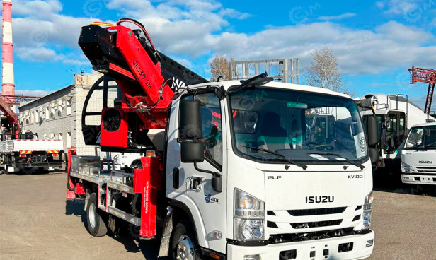 Автовышка WANBANG GKS30.5M на шасси ISUZU 4Х2 дв 94кВт высота подъёма 30,5м - Грузовик с подъемником: фото 1 Автовышка WANBANG GKS30.5M на шасси ISUZU 4Х2 дв 94кВт высота подъёма 30,5м - Грузовик с подъемником: фото 1