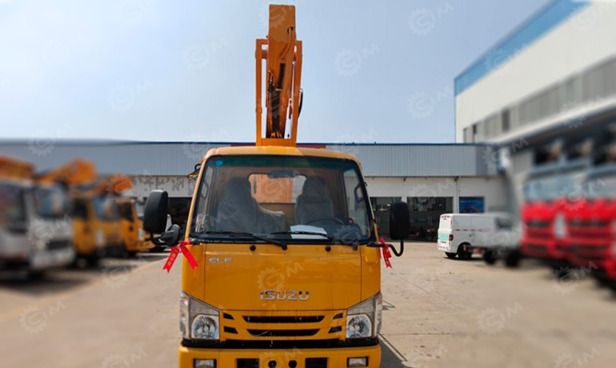 Автовышка на шасси WANBANG ISUZU 4Х2 дв 96kw с кабиной изолированная люлька высота подъёма 18м - Грузовик с подъемником: фото 1 Автовышка на шасси WANBANG ISUZU 4Х2 дв 96kw с кабиной изолированная люлька высота подъёма 18м - Грузовик с подъемником: фото 1