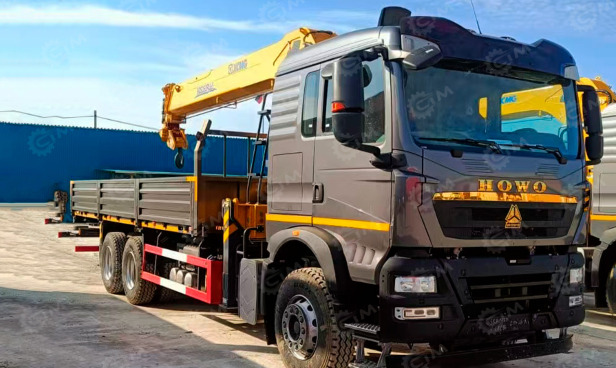 Бортовой грузовик HOWO 6x4 дв 400лс кму КМУ XCMG SQS350RU-5 гп 15т - Грузовик бортовой/ Платформа: фото 1 Бортовой грузовик HOWO 6x4 дв 400лс кму КМУ XCMG SQS350RU-5 гп 15т - Грузовик бортовой/ Платформа: фото 1