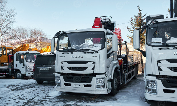 Бортовой грузовик ISUZU 4x2 дв 177kw гп 10 тонн c кму VIGRUS SHS2006 гп 8 тонн 6 секций 20м куз - Грузовик бортовой/ Платформа: фото 1 Бортовой грузовик ISUZU 4x2 дв 177kw гп 10 тонн c кму VIGRUS SHS2006 гп 8 тонн 6 секций 20м куз - Грузовик бортовой/ Платформа: фото 1