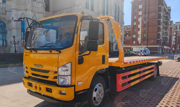 Эвакуатор на шасси ISUZU 4x2 дв 139kw гп 5 тонн с гидравлическим КМУ WANBANG SQZ100-4 гп 5т сдв - Эвакуатор: фото 1 Эвакуатор на шасси ISUZU 4x2 дв 139kw гп 5 тонн с гидравлическим КМУ WANBANG SQZ100-4 гп 5т сдв - Эвакуатор: фото 1