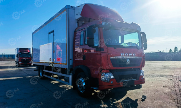 Фургон рефрижератор HOWO T5G 4х2 дв 280лс кузов 7850х2460х2580 c боковой дверью холодильная уст - Рефрижератор: фото 1 Фургон рефрижератор HOWO T5G 4х2 дв 280лс кузов 7850х2460х2580 c боковой дверью холодильная уст - Рефрижератор: фото 1