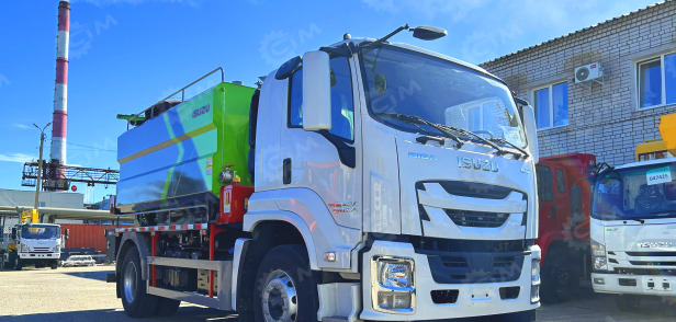 Илосос с размывом (каналопромывочная машина) на шасси ISUZU 4x2 дв 151kw бочка для сточных вод - Ассенизатор, илосос: фото 1 Илосос с размывом (каналопромывочная машина) на шасси ISUZU 4x2 дв 151kw бочка для сточных вод - Ассенизатор, илосос: фото 1