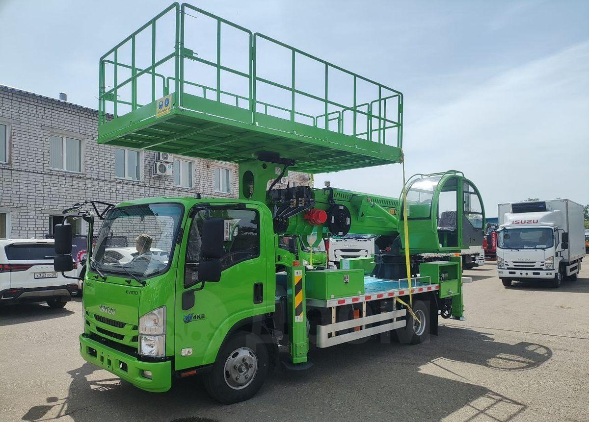 Isuzu Elf - Грузовик с подъемником: фото 1 Isuzu Elf - Грузовик с подъемником: фото 1