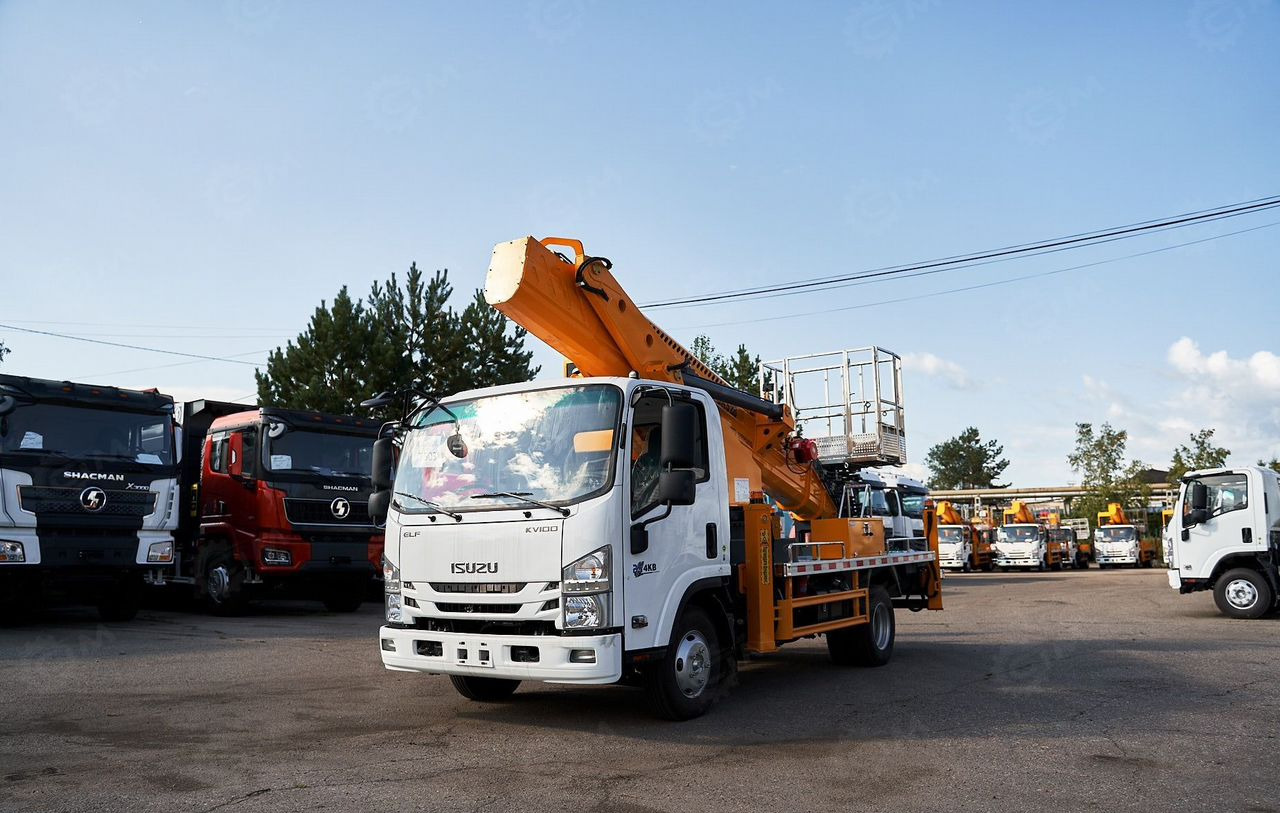 Новый Грузовик с подъемником Isuzu Elf: фото 18