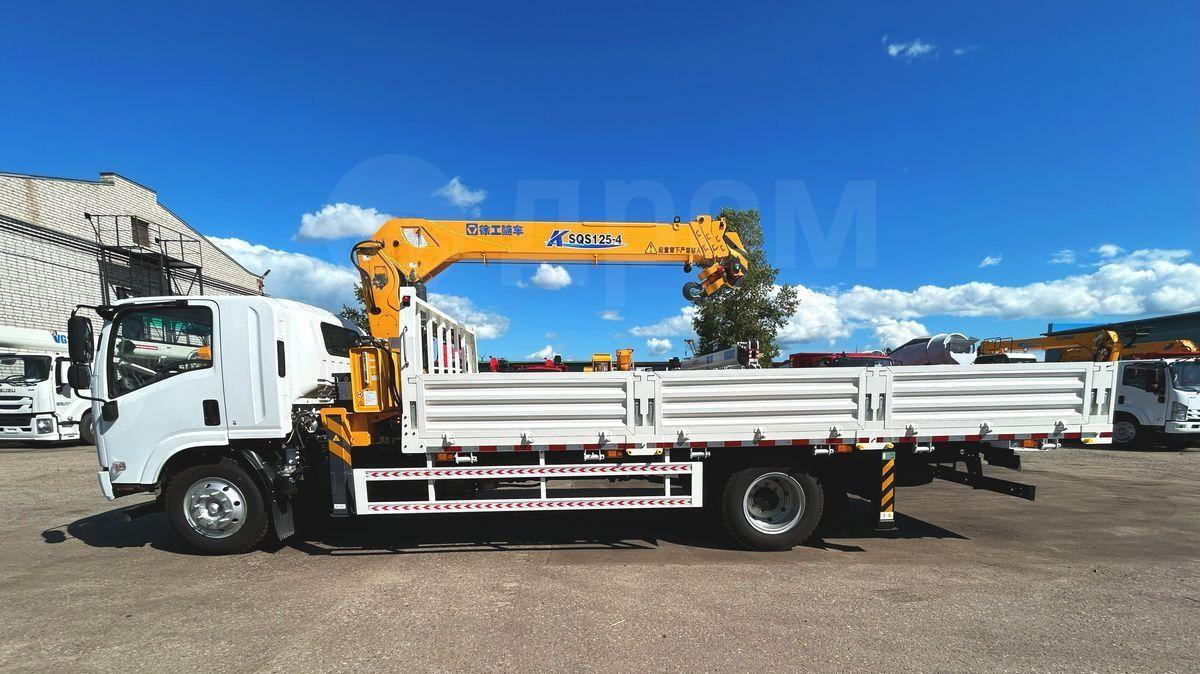 Новый Грузовик бортовой/ Платформа, Автоманипулятор Isuzu Elf: фото 11